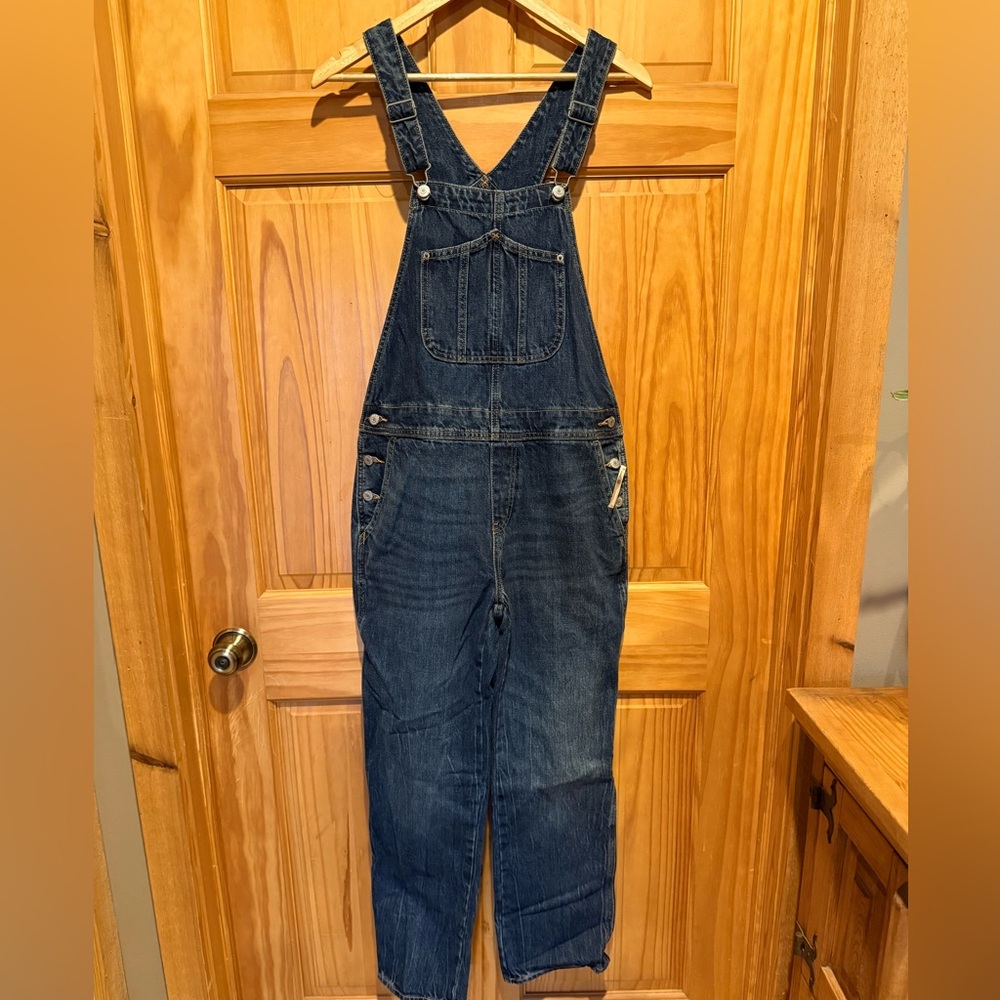 Old Navy Ladies Denim Bibs Size 6, NWT